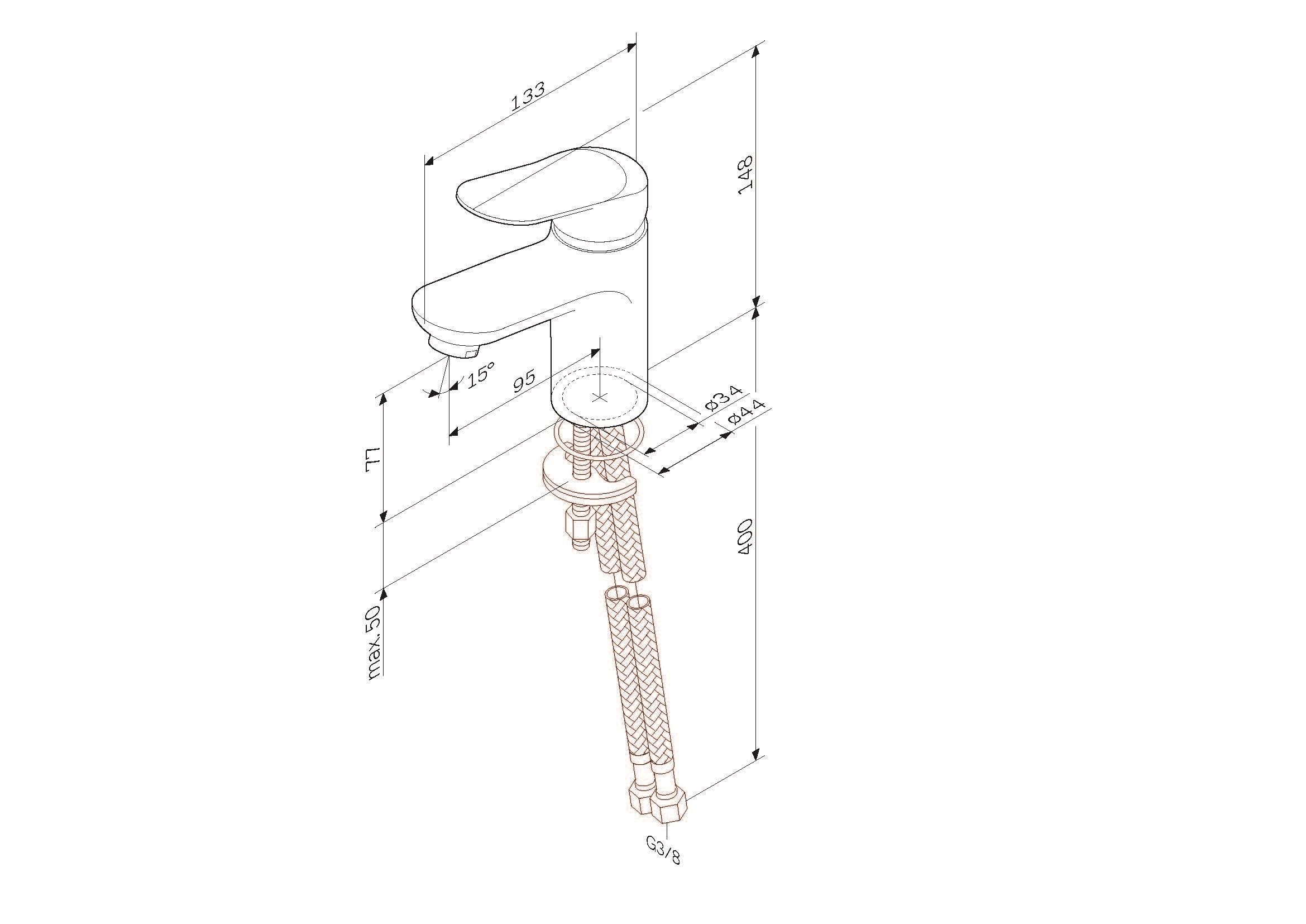 Смеситель AM.PM Sunny F85C02100 для раковины - 7