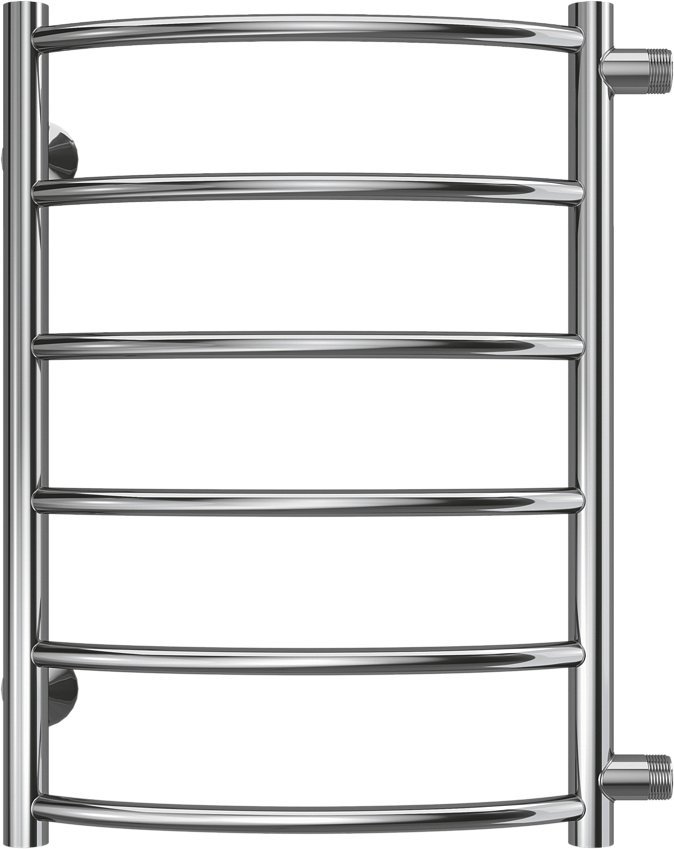 Водяной полотенцесушитель Terminus Классик П6 400x600 Хром боковое подключение 4670078530196 - 0