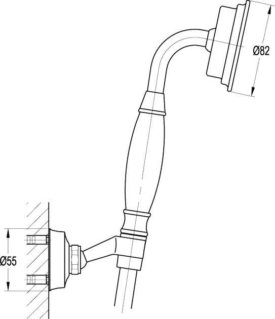 Душевая стойка Cezares Liberty  LIBERTY-F-CD-01 - 6