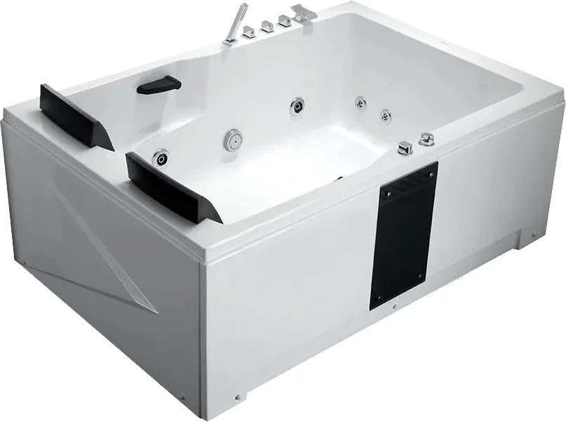 Акриловая ванна Gemy 180x120 с гидромассажем  G9061 B R - 0