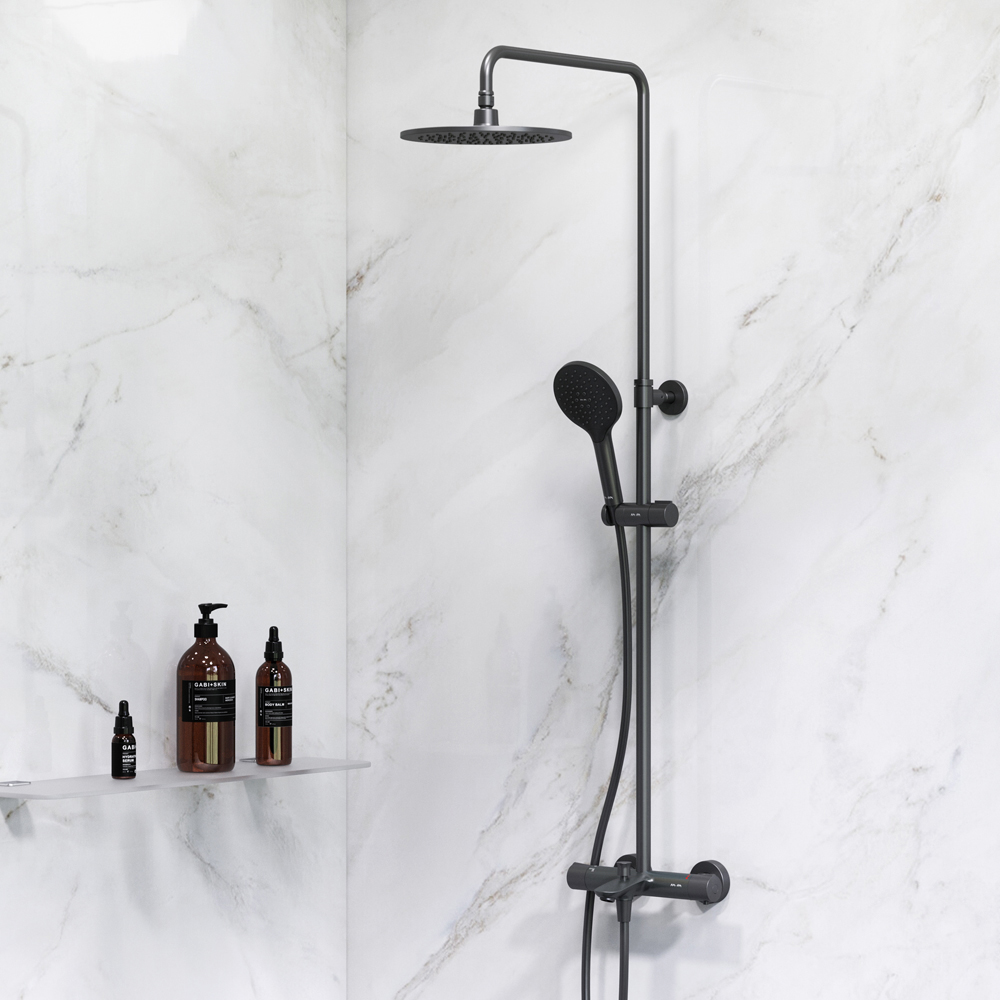 Душевая стойка AM.PM Like F0780522 черная - 1