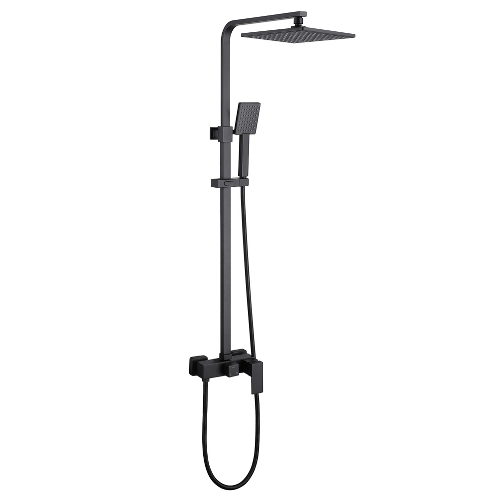 Душевая стойка ABBER Daheim черный матовый  AF8220B - 0