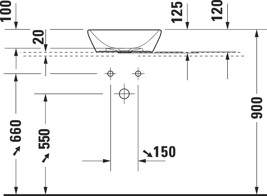 Раковина Duravit D-Neo 2371400070 - 5
