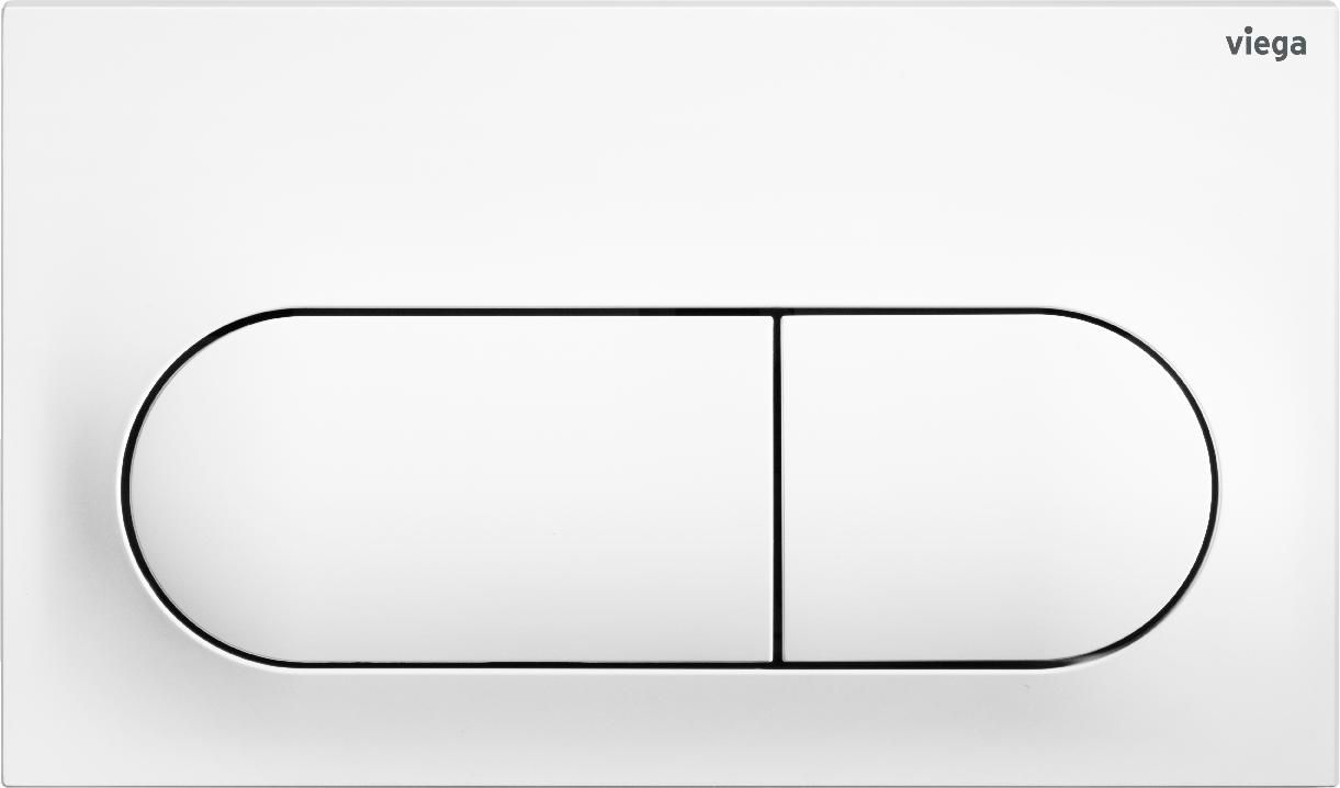 773762 Prevista Панель смыва для унитазов Visign for Life 6, пластик, альпийский белый, модель 8602.1 - 1