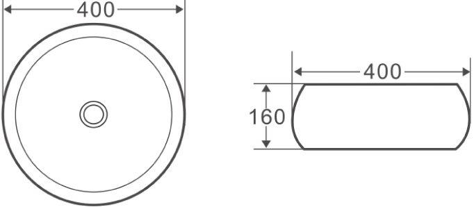Рукомойник BelBagno BB1065 - 2