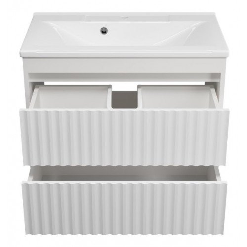 Тумба под раковину Brevita Balaton 75 белый  BAL-06075-01-01П2Я - 3