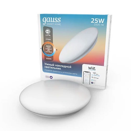 Накладной светодиодный светильник Gauss Smart Home 2050112 - 2