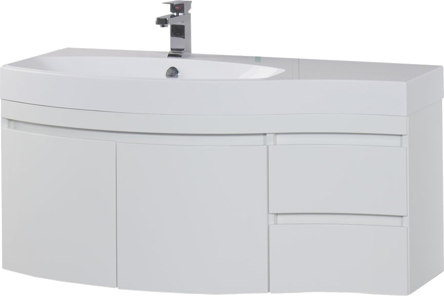 Тумба с раковиной Aquanet Опера 2-115  белая L 169613 - 0