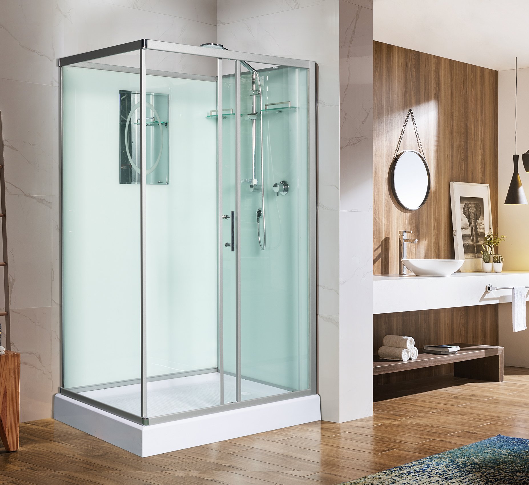 Душевая кабина Weltwasser WW500 LAINE 1211 120x90 хром  10000003274 - 2