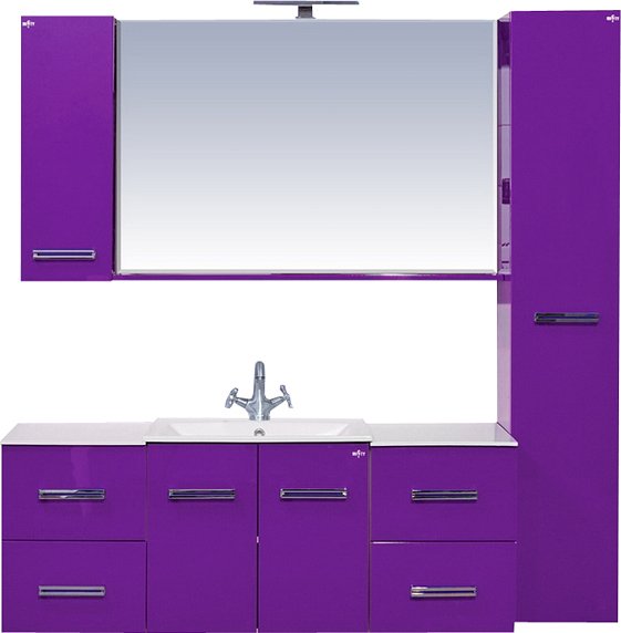 Тумба Misty Атланта 38 сиреневая Л-Атл09038-15П2Я - 3