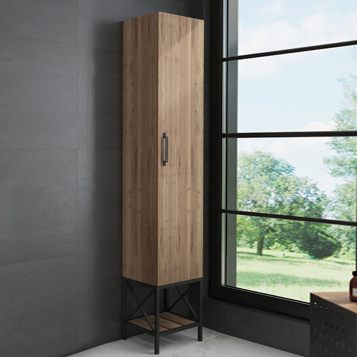 Шкаф-пенал Comforty Бредфорд 40 дуб темный 00004148004 - 0