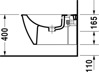 Биде подвесное Duravit Darling new  2249150000 - 4
