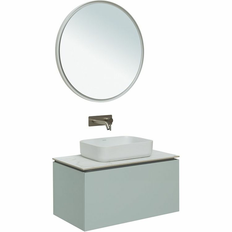 Тумба под раковину Allen Brau Infinity 85 светло - зеленый матовый 1.21002.PWM - 3