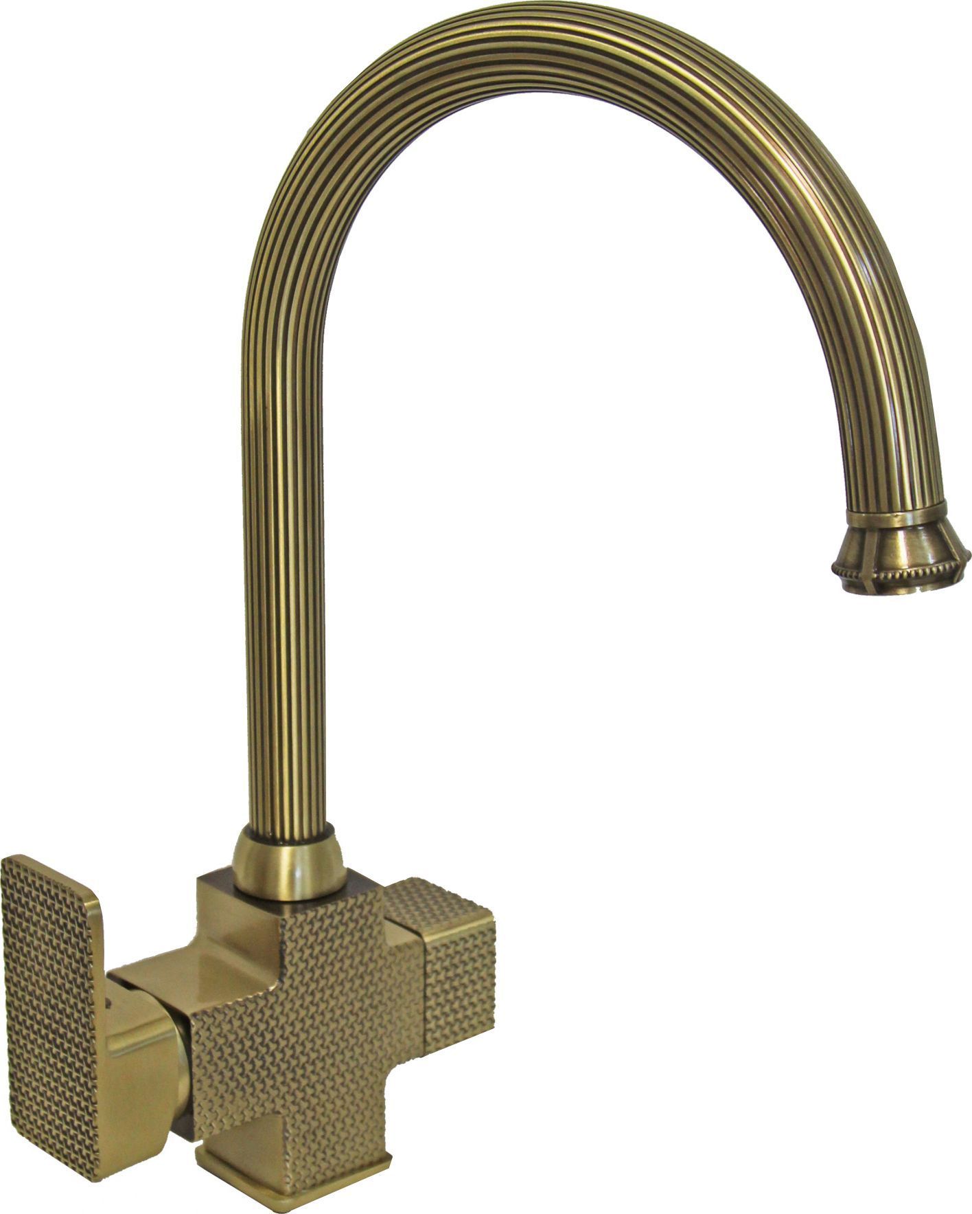 Смеситель Zorg Antic A 52 KF-BR для кухонной мойки - 0