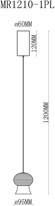 Подвесной светильник MyFar Jane MR1210-1PL - 3