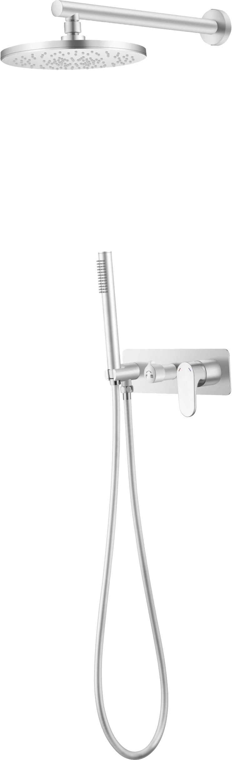 Душевой комплект Boheme Spectre 454-MW С ВНУТРЕННЕЙ ЧАСТЬЮ, white matt - 0