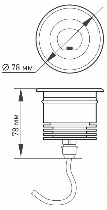 Ландшафтный светодиодный светильник Arlight LTD-Ground-Tilt-R80-9W Day4000 032213 - 3