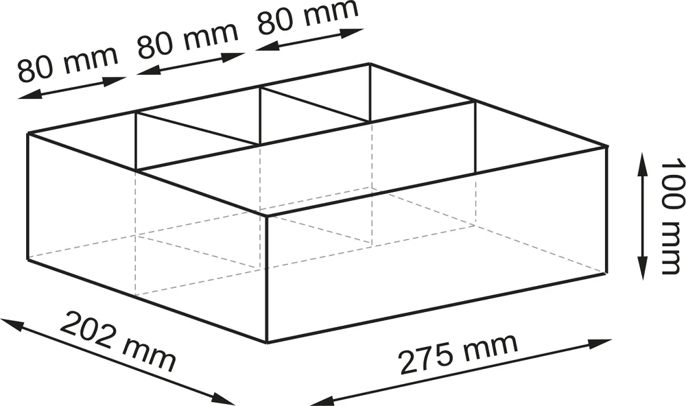 Контейнер Wasserkraft Wern M светло - коричневый WB-420-M - 4