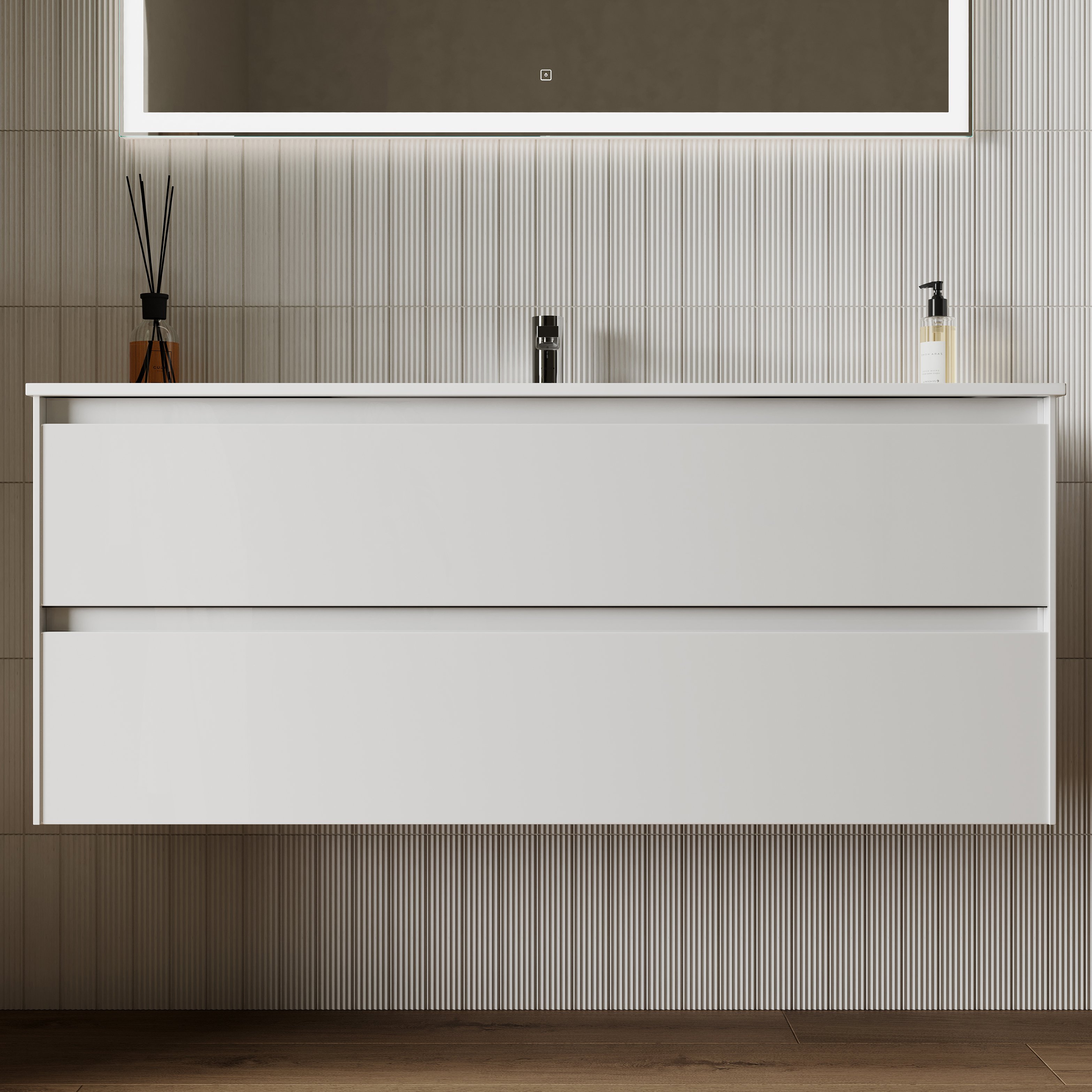 Тумба для комплекта Sancos Cento 120 см белый глянец CN120-1W - 0