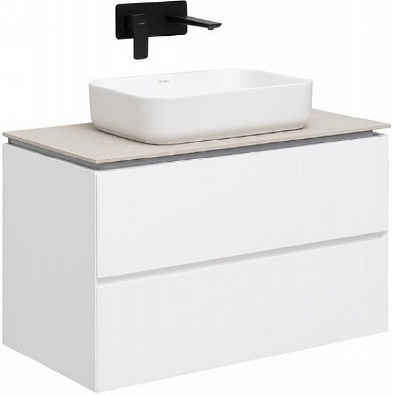 Тумба под раковину Allen Brau Infinity 85 белый матовый 1.21001.WM - 0