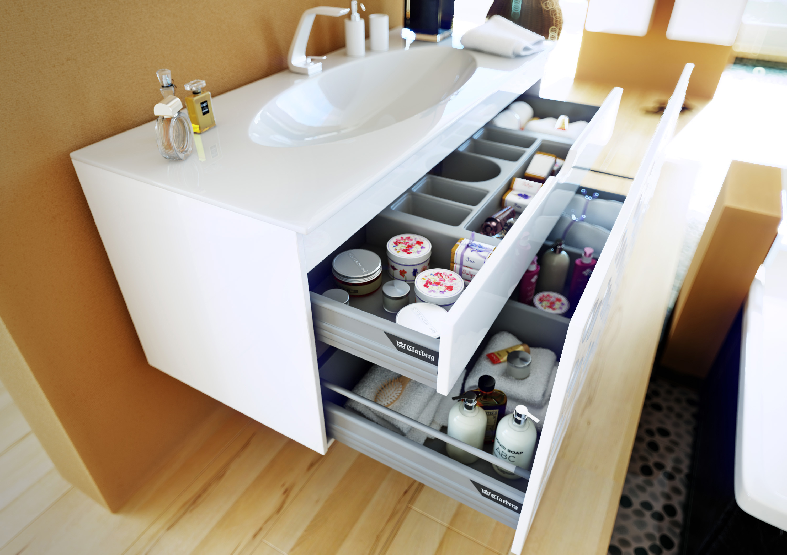 Мебельная раковина Clarberg Элеганс 1200 El.12.04.D - 6