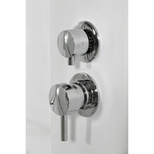 Душевая кабина Deto L 120х80 хром  L620LNLED - 4