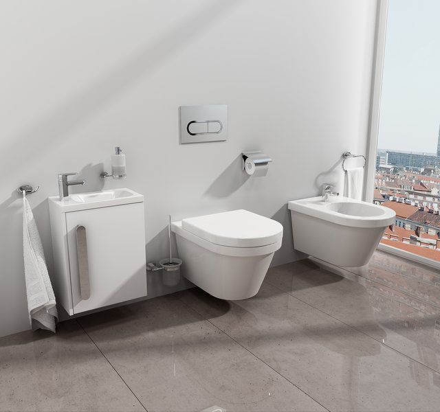 Кнопка смыва Ravak Chrome сатин X01454 - 1