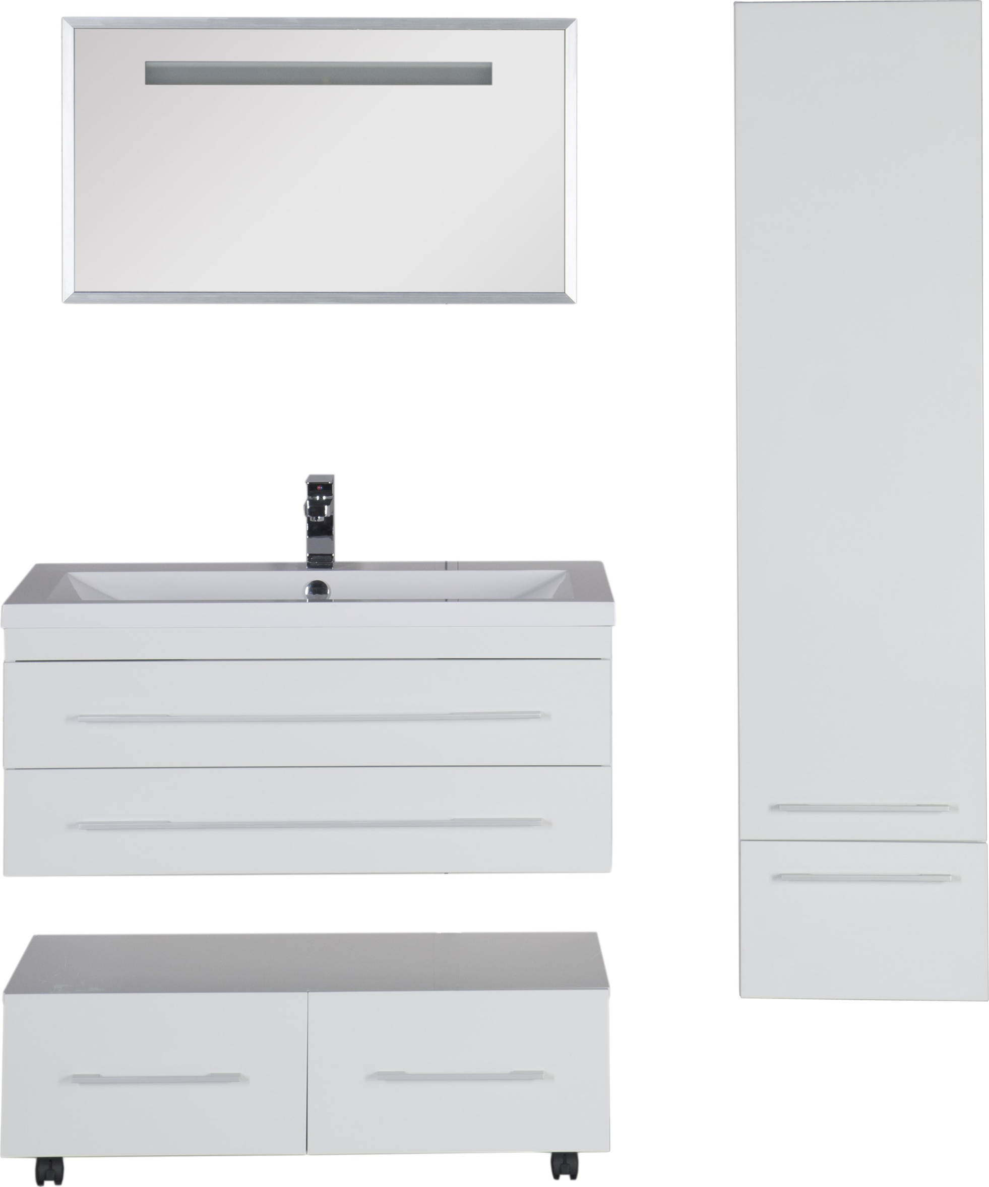 Мебель для ванной Aquanet Нота 100 белая 171496 - 32