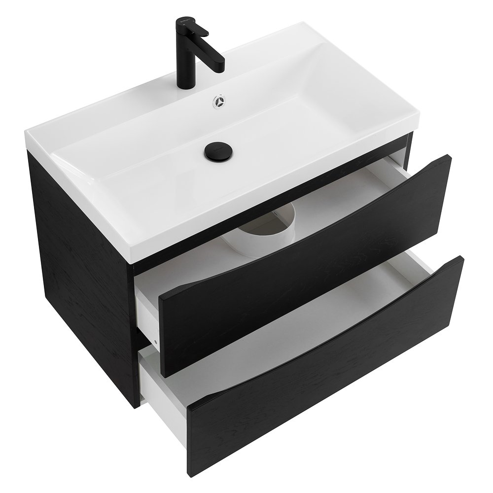 Комплект мебели Belbagno Marino 80 темное дерево - 8