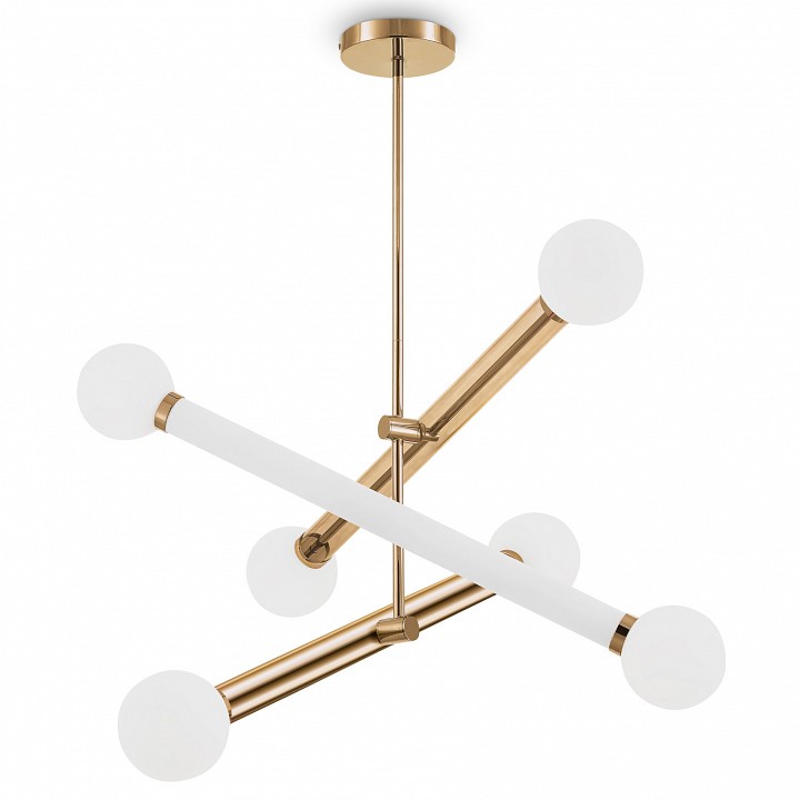 Люстра на штанге Freya Cross FR5381PL-06G - 0