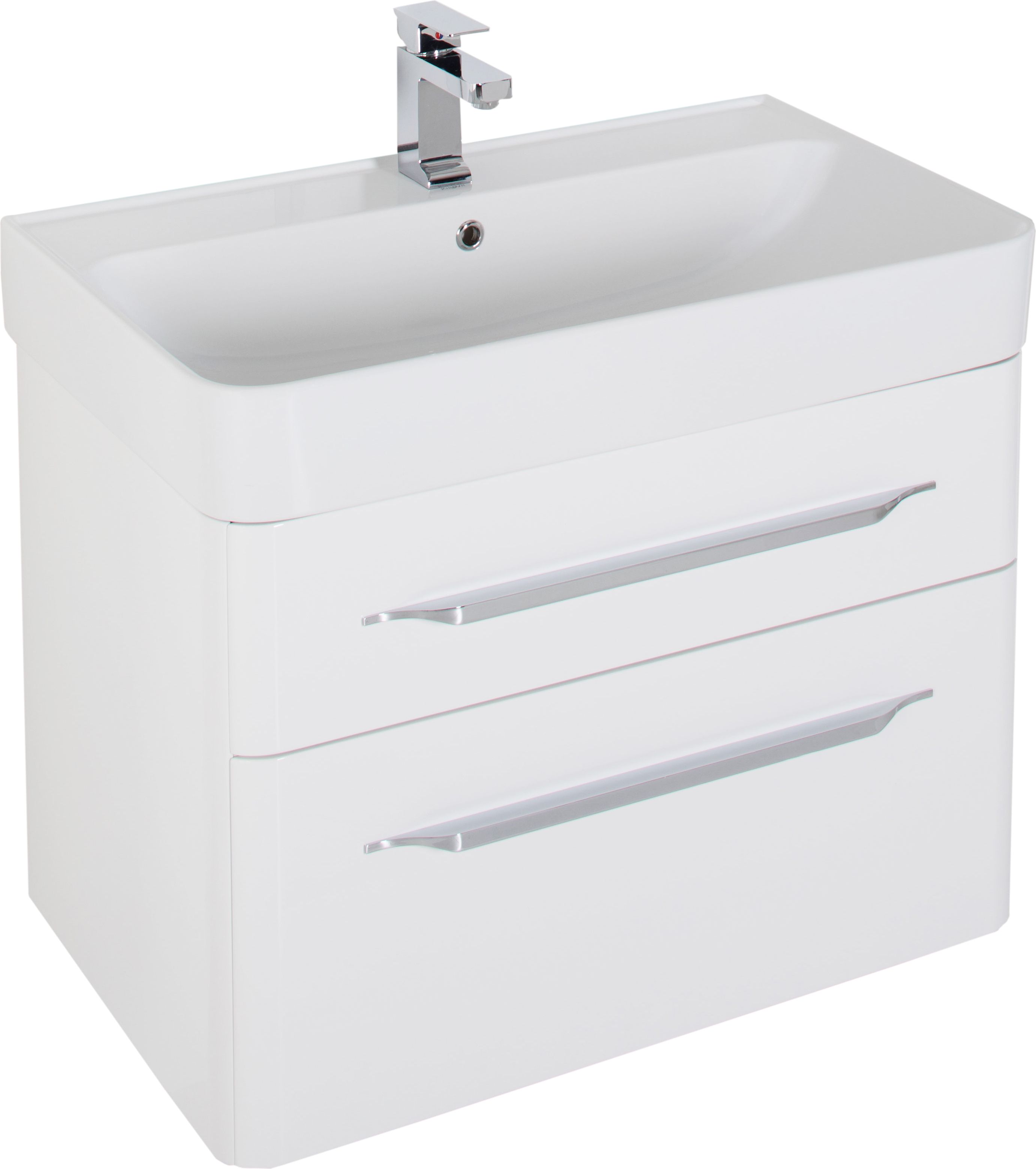 Тумба для комплекта Aquanet Виченца 80 белый глянец 196963 - 0