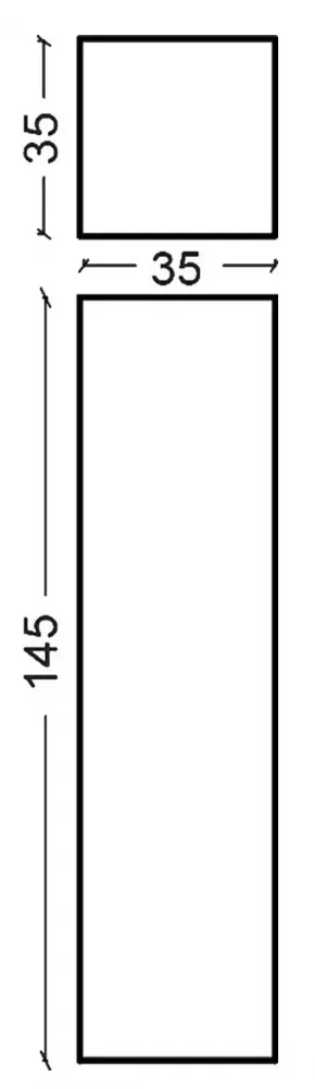 Шкаф - пенал Armadi Art NeoArt 35 подвесной белый 834-WH - 3