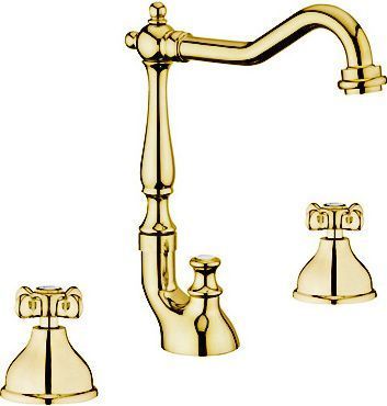 Смеситель Webert Ottocento OT750202010 золото для раковины - 0
