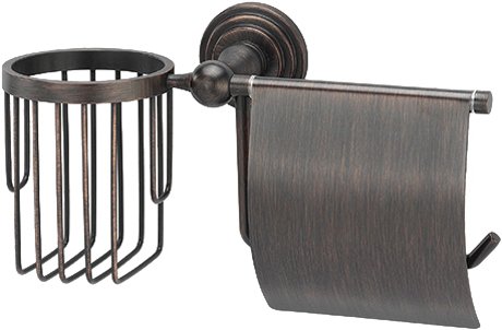 Держатель туалетной бумаги Wasserkraft Isar K-7359 с держателем освежителя воздуха - 0