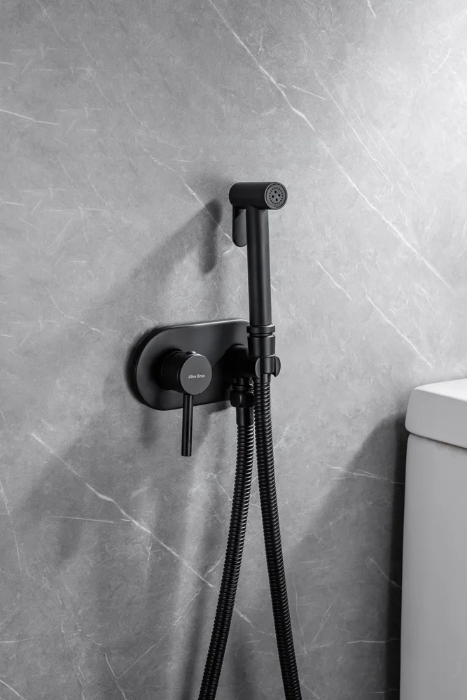 Гигиенический душ Allen Brau Priority черный матовый 5.31005-31 - 1