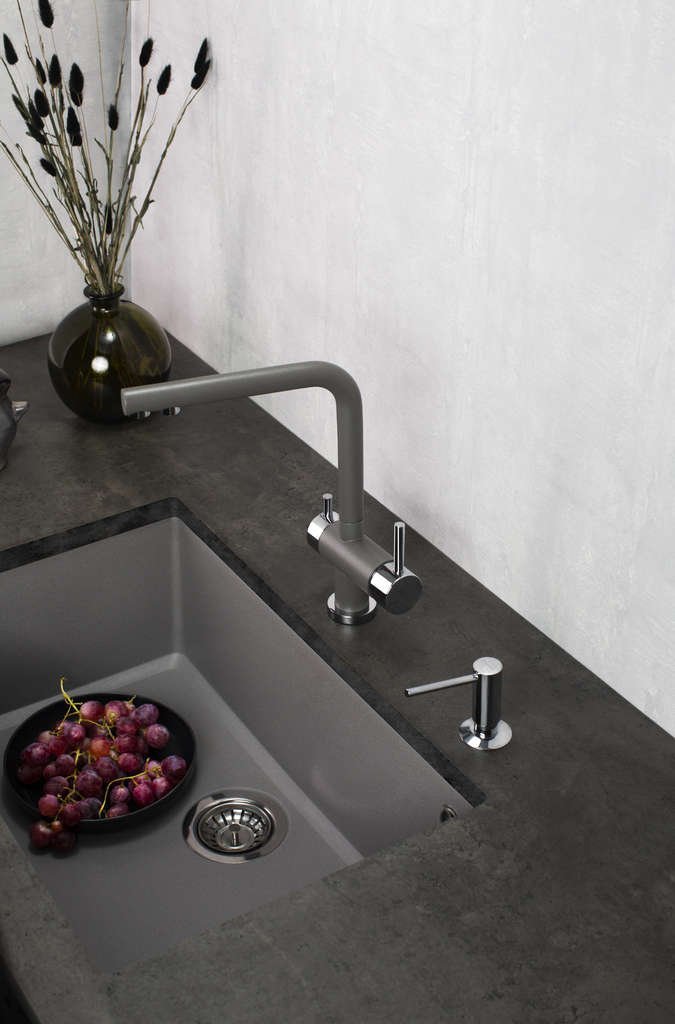 Мойка кухонная Omoikiri Tedori 66-U платина 4993979 - 3