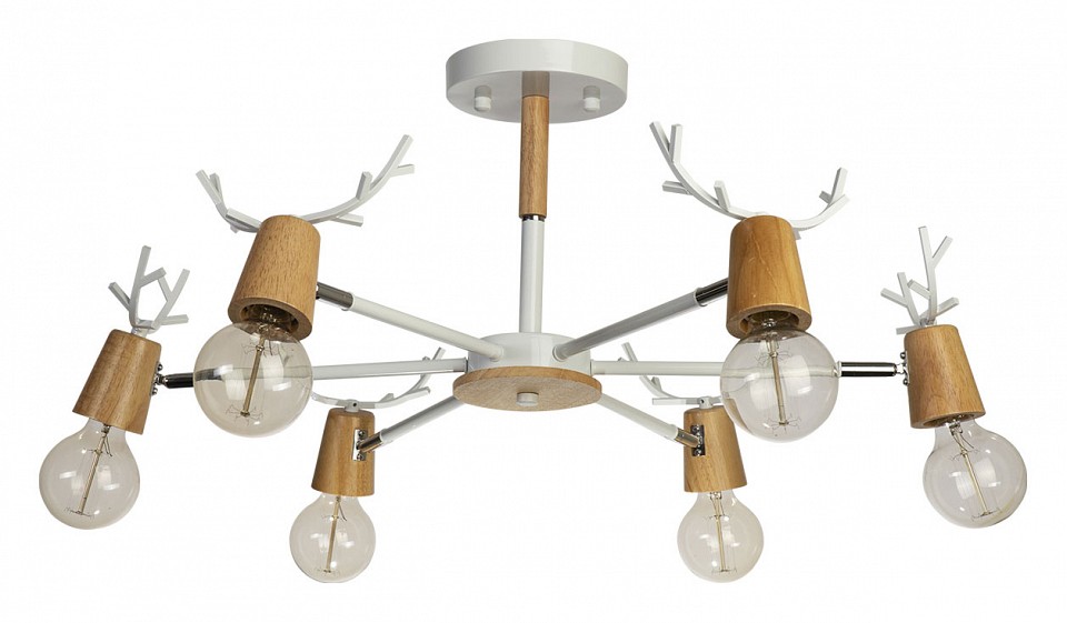 Люстра на штанге Loft it Sven 10024/6 White - 0