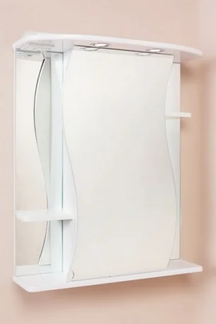 Зеркало-шкаф Onika Лилия 65 R с подсветкой, белый  206511 - 3