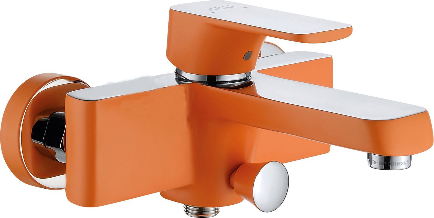 Смеситель для ванны D&K Berlin оранжевый, хром  DA1433213 - 0