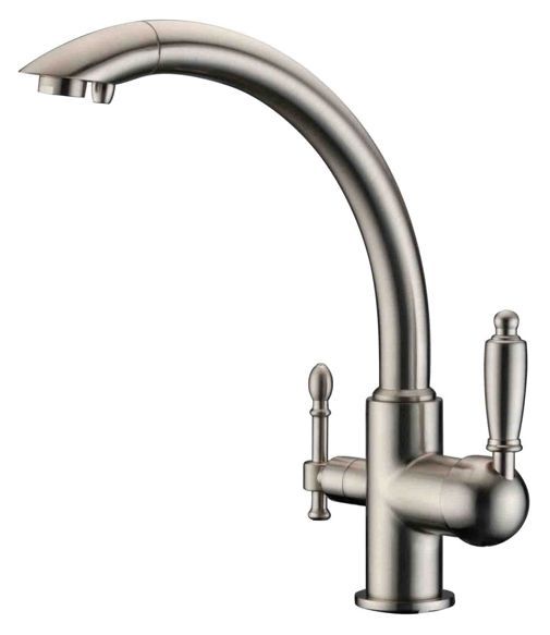 Смеситель Zorg Clean Water ZR 314 YF-33 satin для кухонной мойки - 0