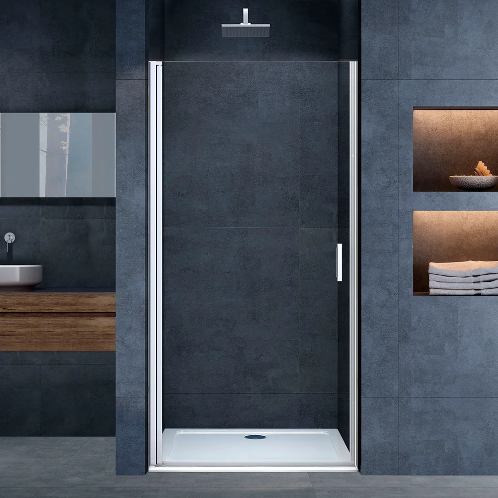 Душевая дверь Vincea Alpha 90 хром стекло прозрачное VDP-3AL900CL - 0