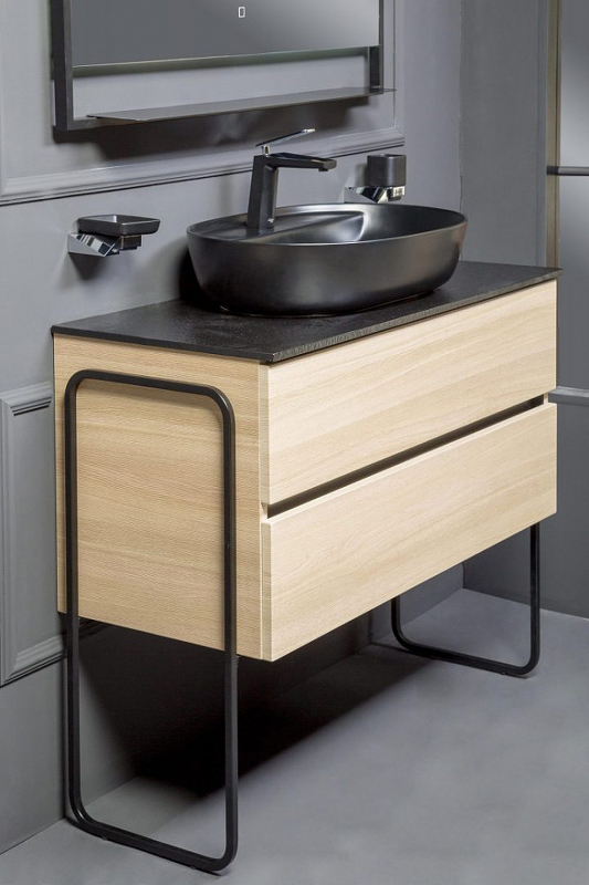 Тумба под раковину Armadi Art Vallessi 120 светлое дерево 837-120-L - 4