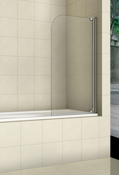 Шторка на ванну Weltwasser WW100 100T1 80х140 хром  10000001222 - 0