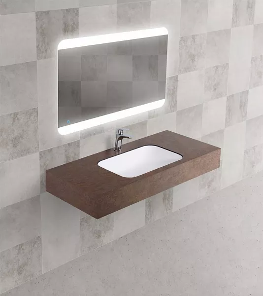 Мебельная раковина Cezares Vega белый, бронза  VEGA-1200-SOSP-LVB-RGN - 0