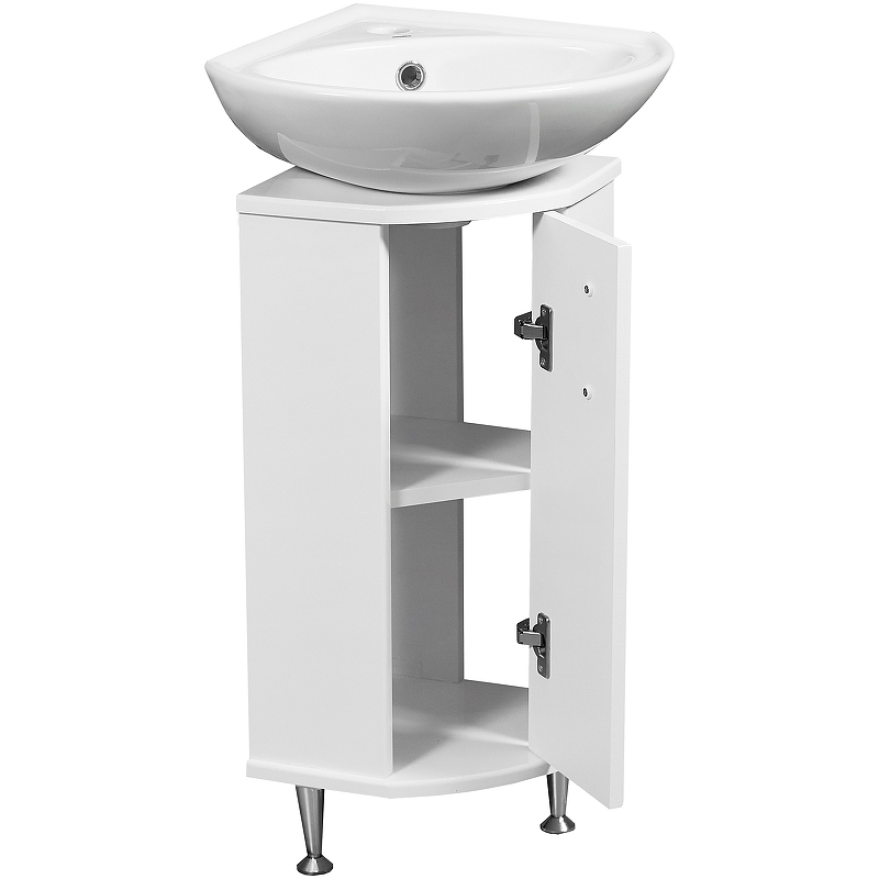 Тумба под раковину Stella Polar Концепт Веер 30 белый SP-00000156 - 2