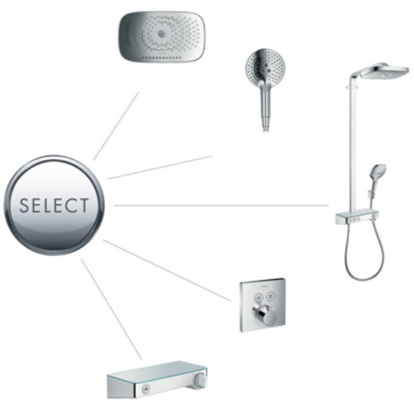 15763670 HG Select термостатический смеситель для душа (внешняя часть) - 4