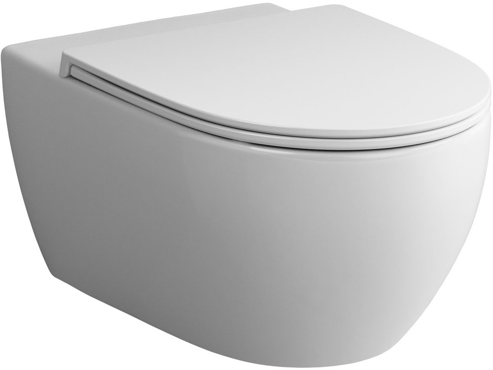 Крышка-сиденье AM.PM Awe C117853WH с микролифтом, петли хром - 1