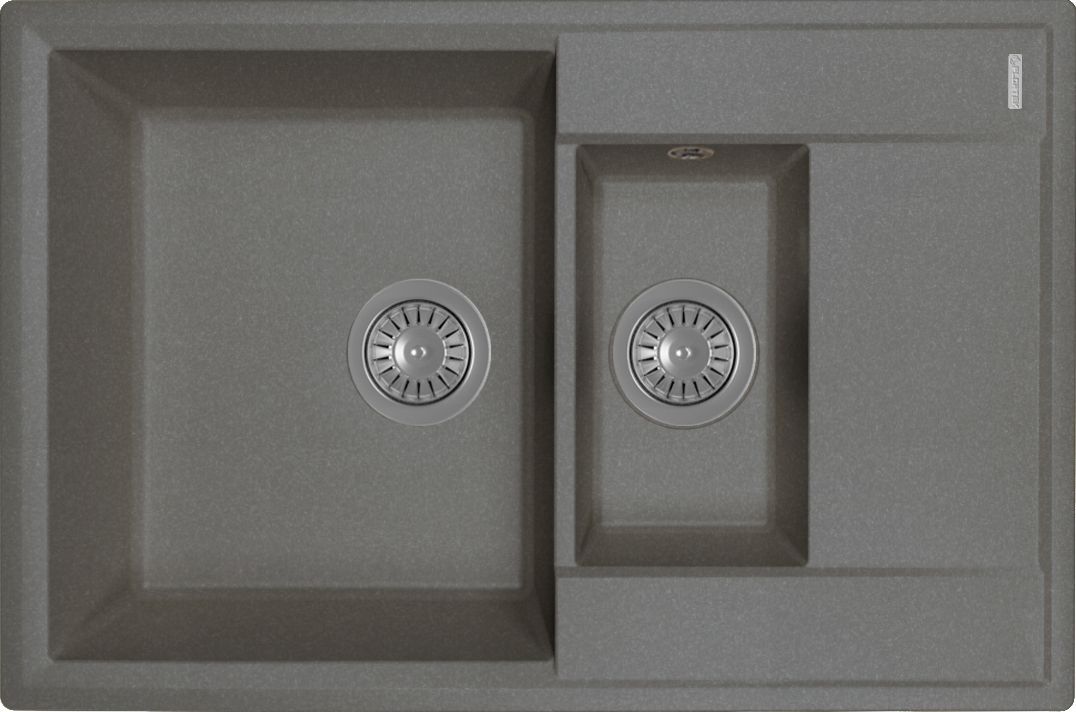 Мойка Flortek Консул 760 К, черный FG  23.025.D0760.102 - 0