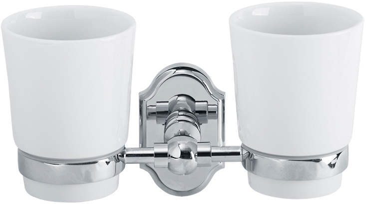 Стакан Veragio Stanford VR.STD-7742.CR двойной, хром - 0