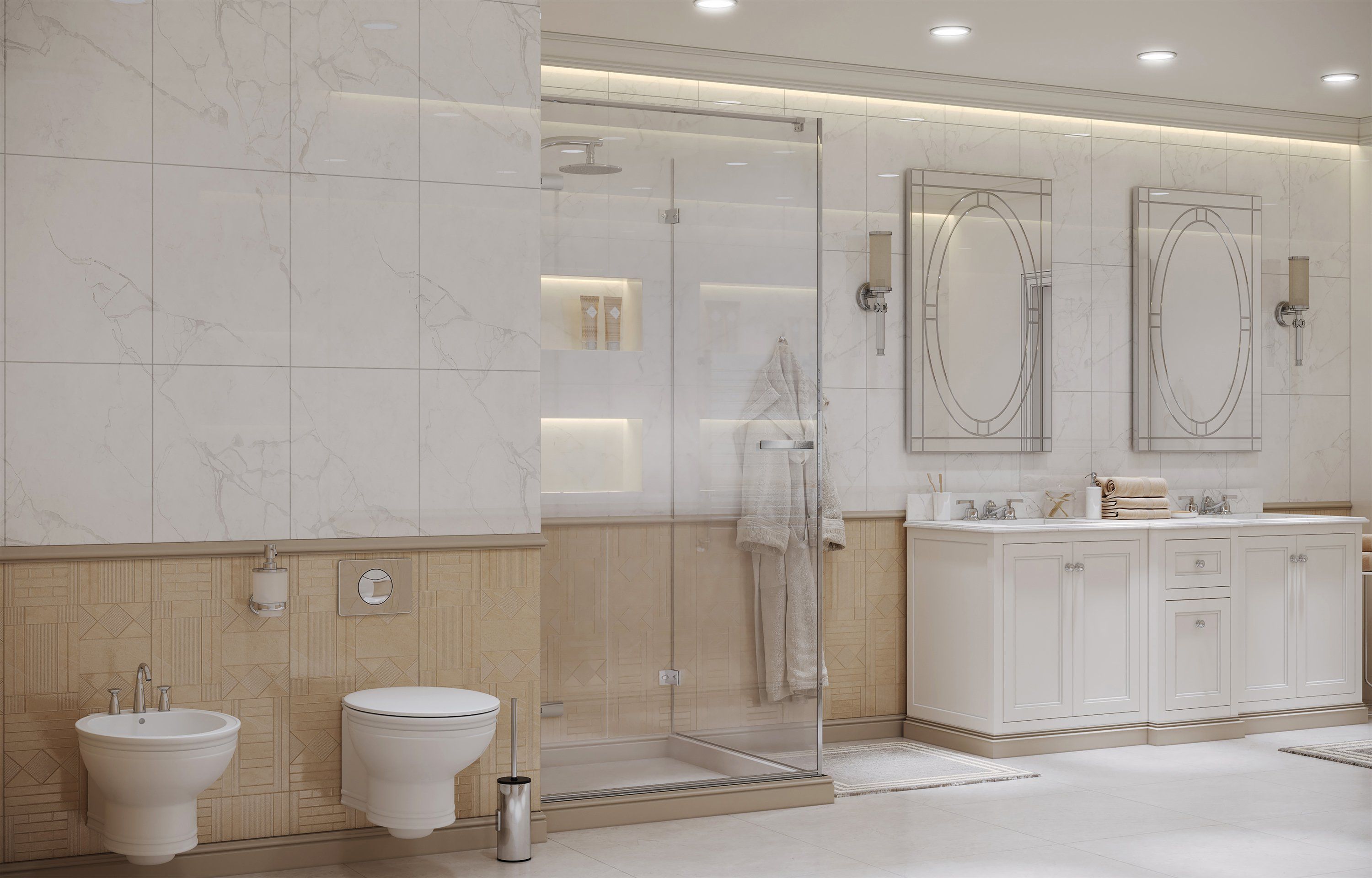 Душевой уголок Ambassador Abner 10011102L 100х100 см - 1